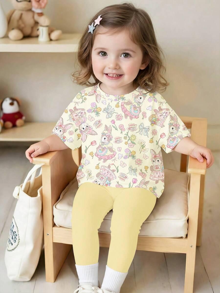 KOMPLET DZIEWCZĘCY Z KRÓLICZKIEM 12-18M