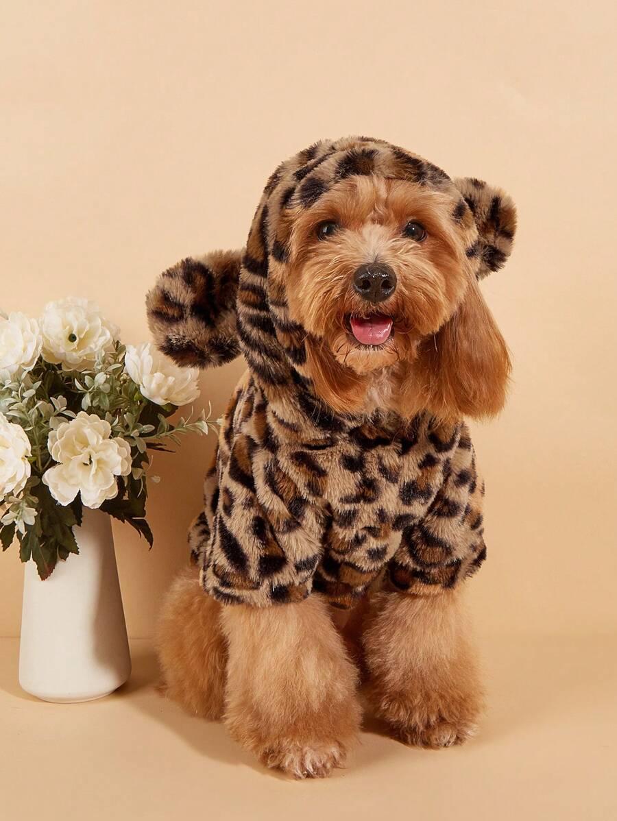 ubranko dla psa leopard print