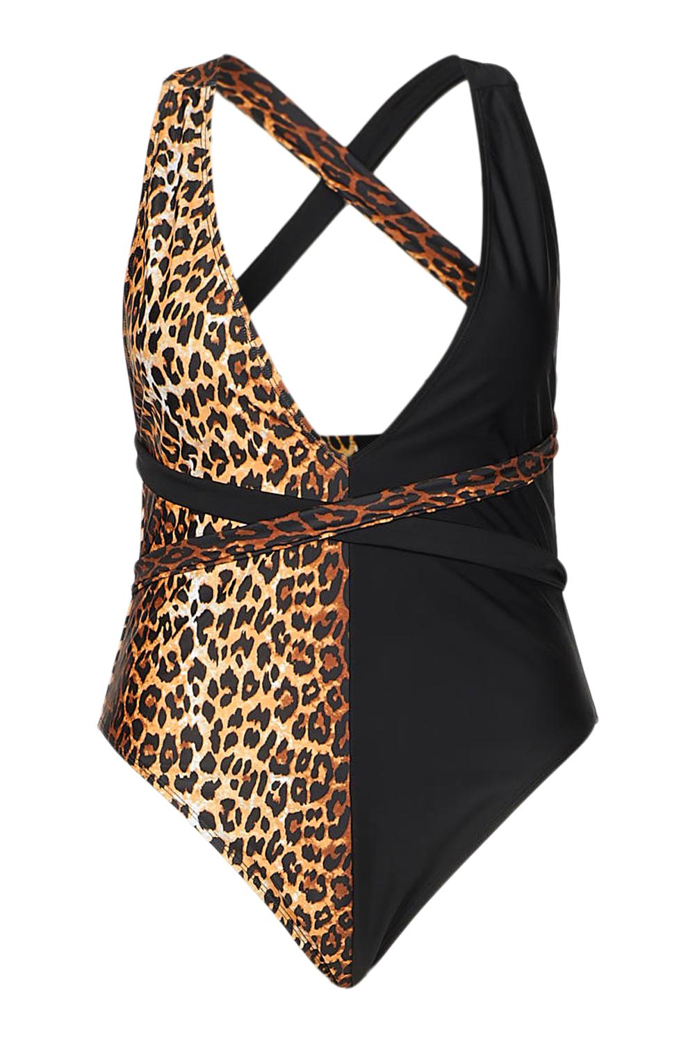KOSTIUM KĄPIELOWY JEDNOCZĘŚCIOWY ANIMAL PRINT