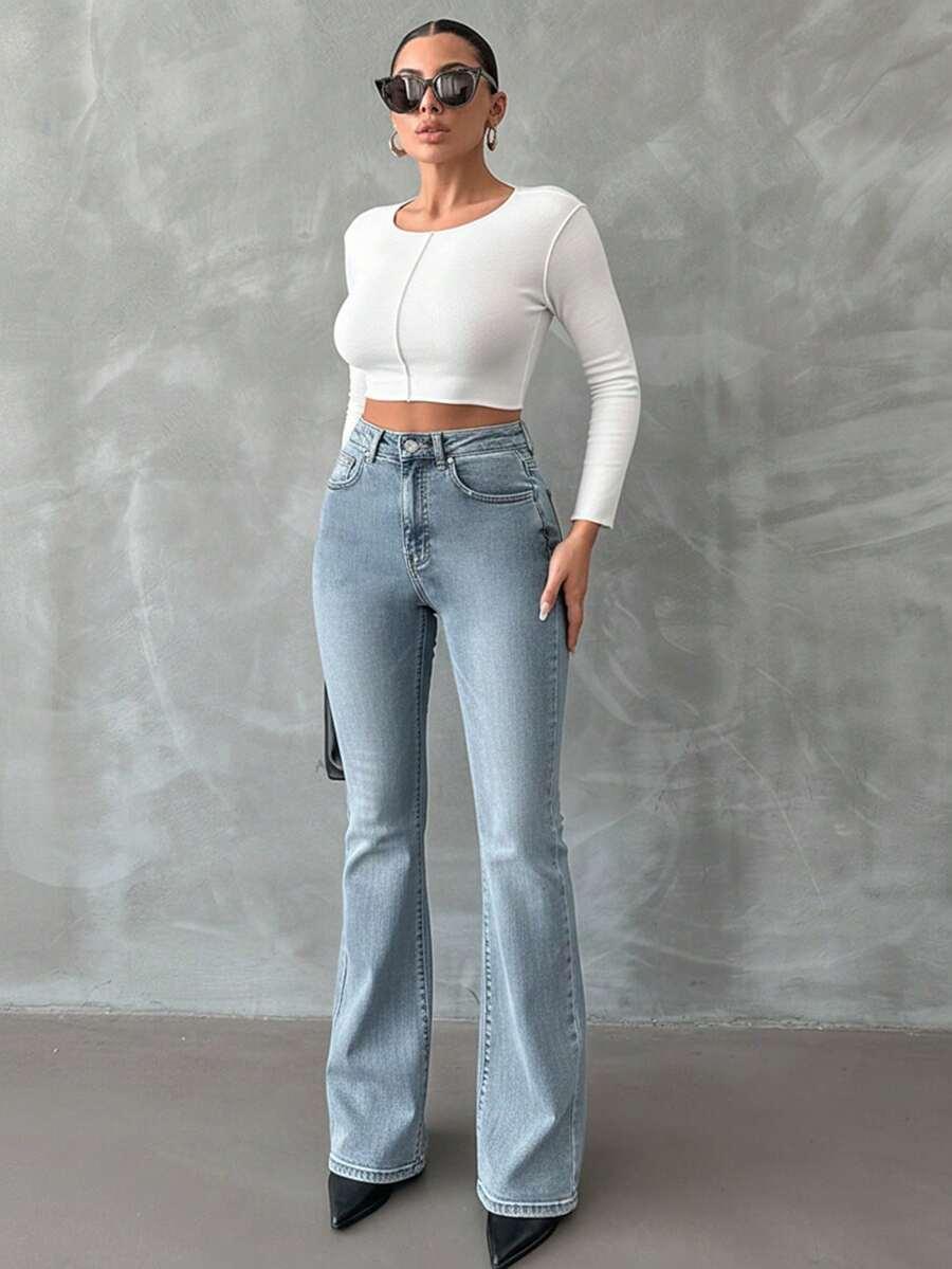NIEBIESKIE SPODNIE JEANS