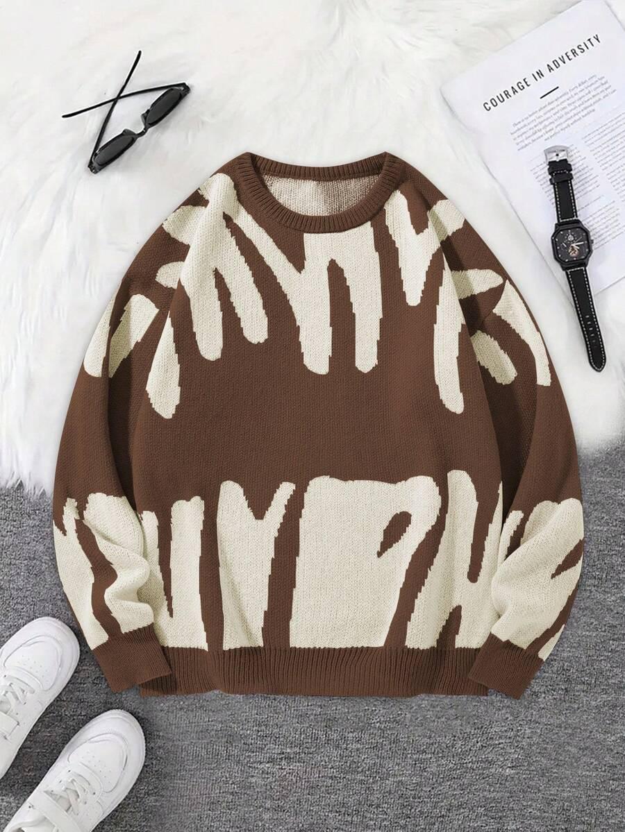 SWETER Z DŁUGIM RĘKAWEM 