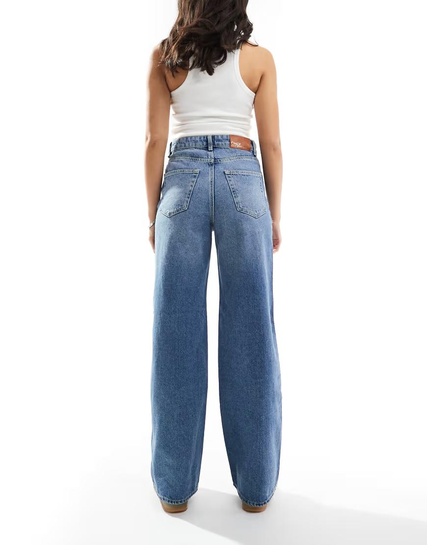 NIEBIESKIE SPODNIE JEANS KIESZENIE