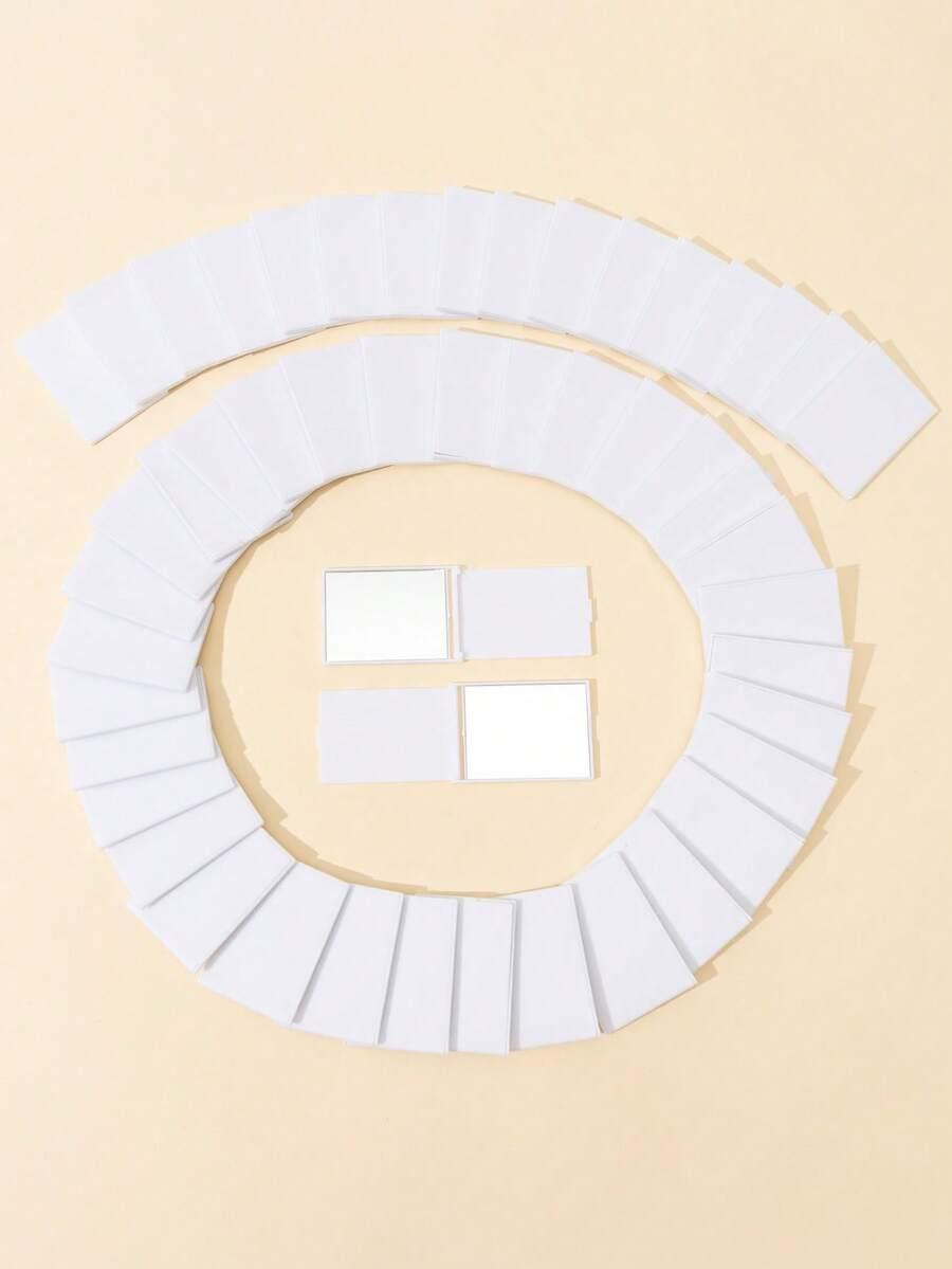 białe składane lusterko 7-pack