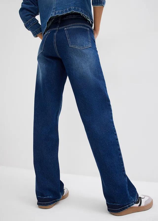 NIEBIESKIE SPODNIE JEANS