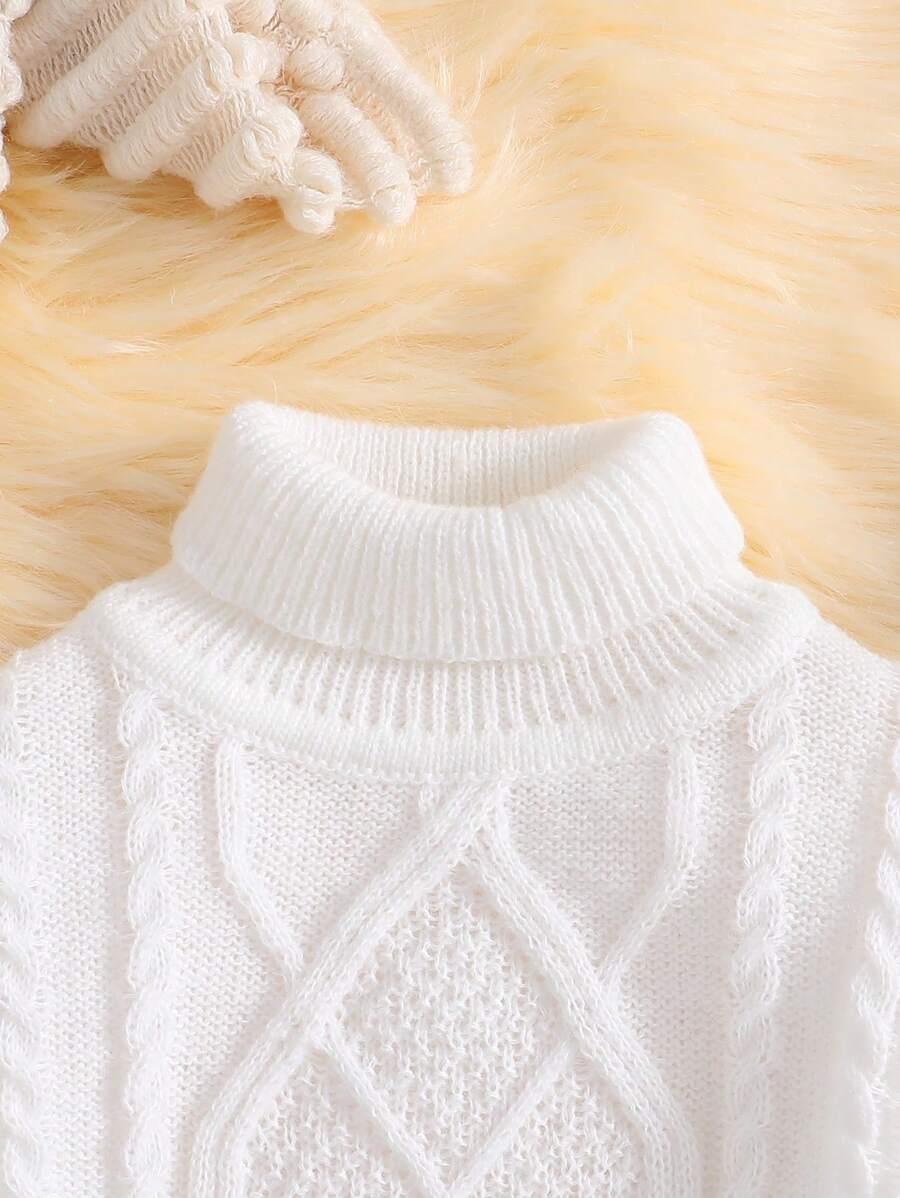 BIAŁY SWETER GOLF