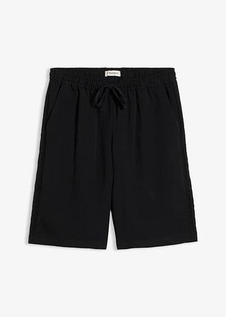 BERMUDY DAMSKIE CZARNE