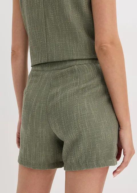 ZIELONE BERMUDY DAMSKIE
