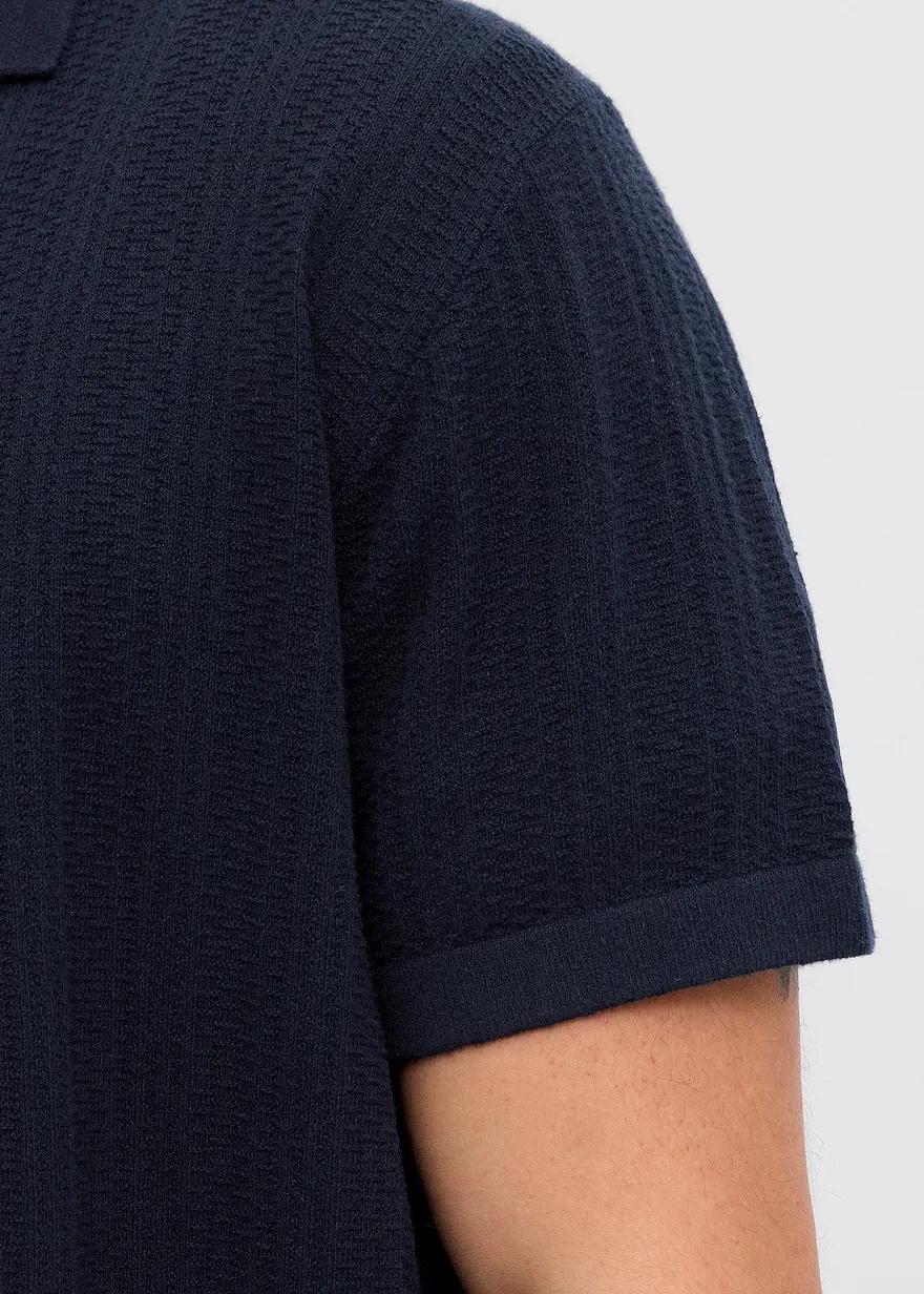 DZIANINOWA KOSZULKA POLO