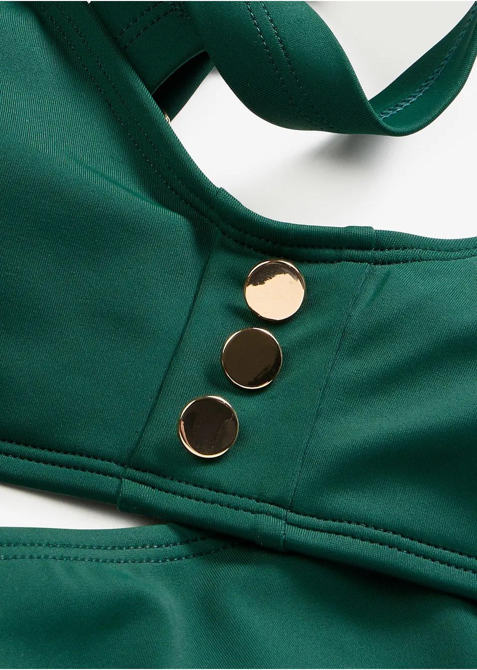 BIKINI DWUCZĘŚCIOWE Z OZDOBNYMI GUZIKAMI