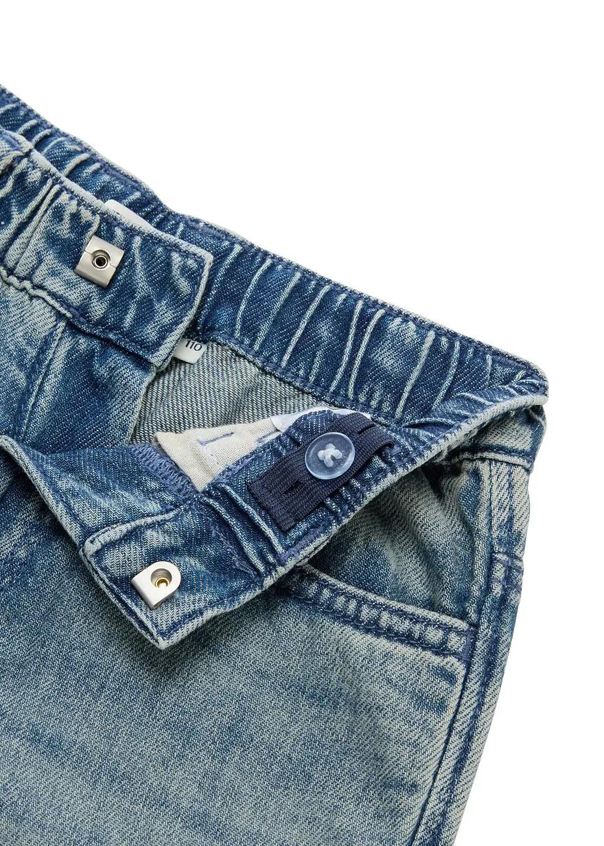 SPODNIE LUŹNE JEANSOWE