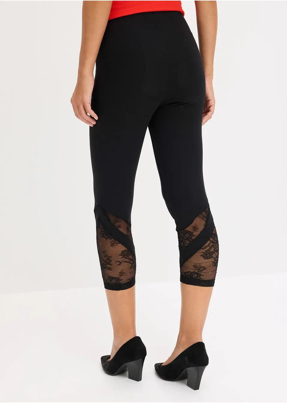 LEGGINSY RYBACZKI Z KORONKĄ