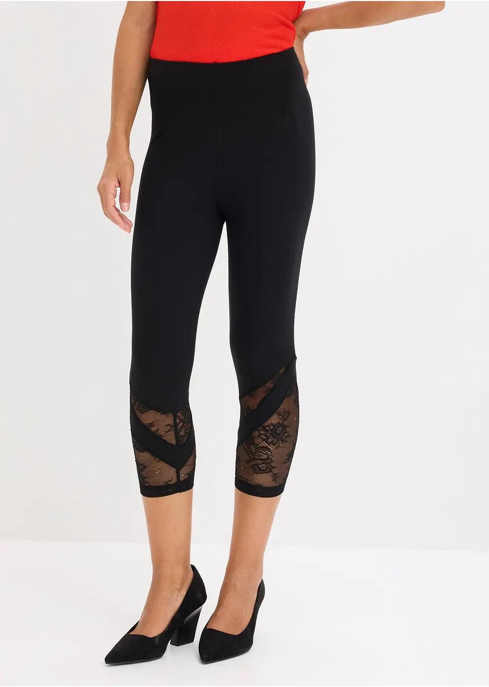 LEGGINSY RYBACZKI Z KORONKĄ