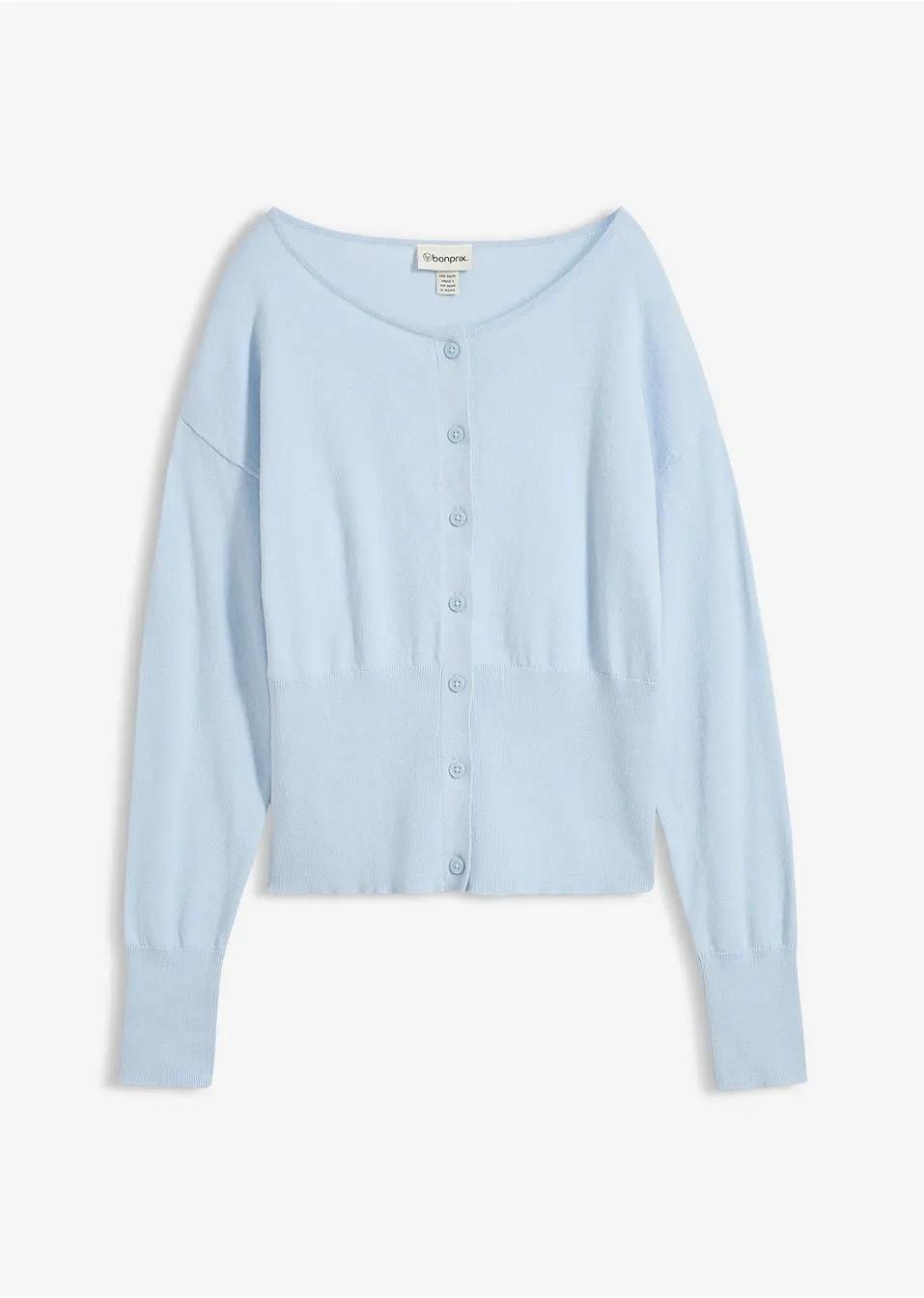 SWETER DAMSKI OKRĄGŁY DEKOLT BAWEŁNIANY 