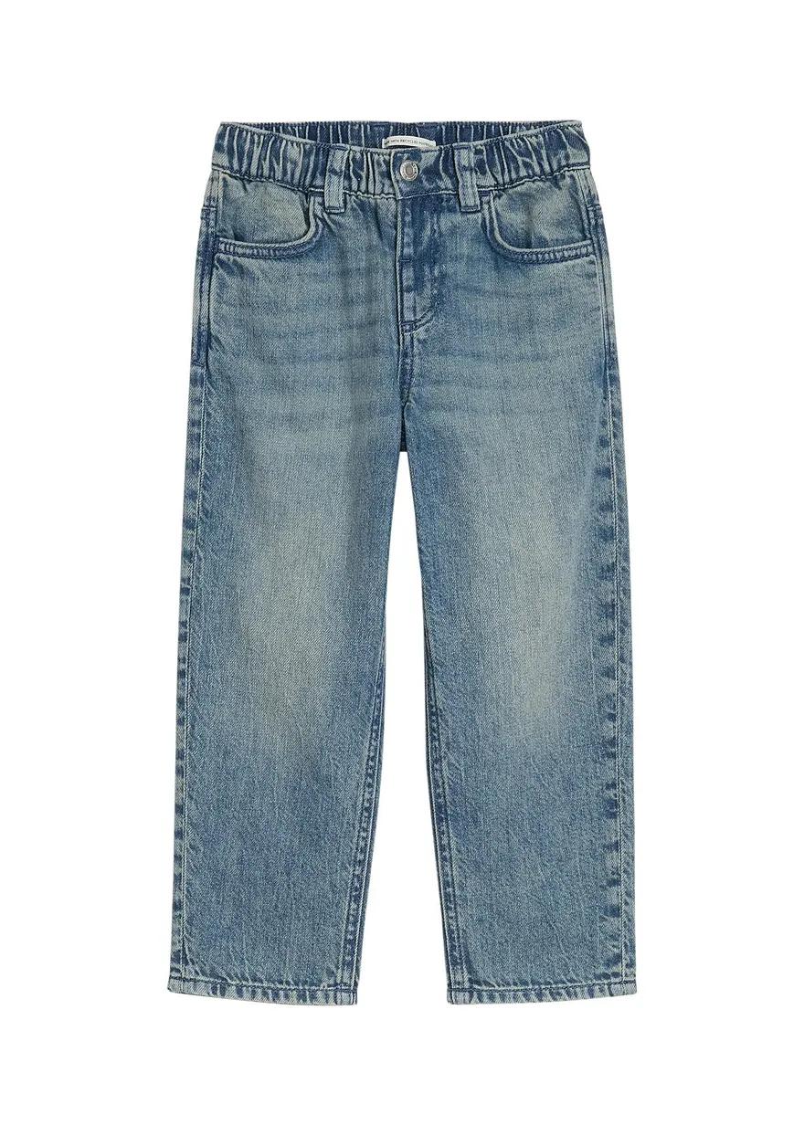 SPODNIE LUŹNE JEANSOWE