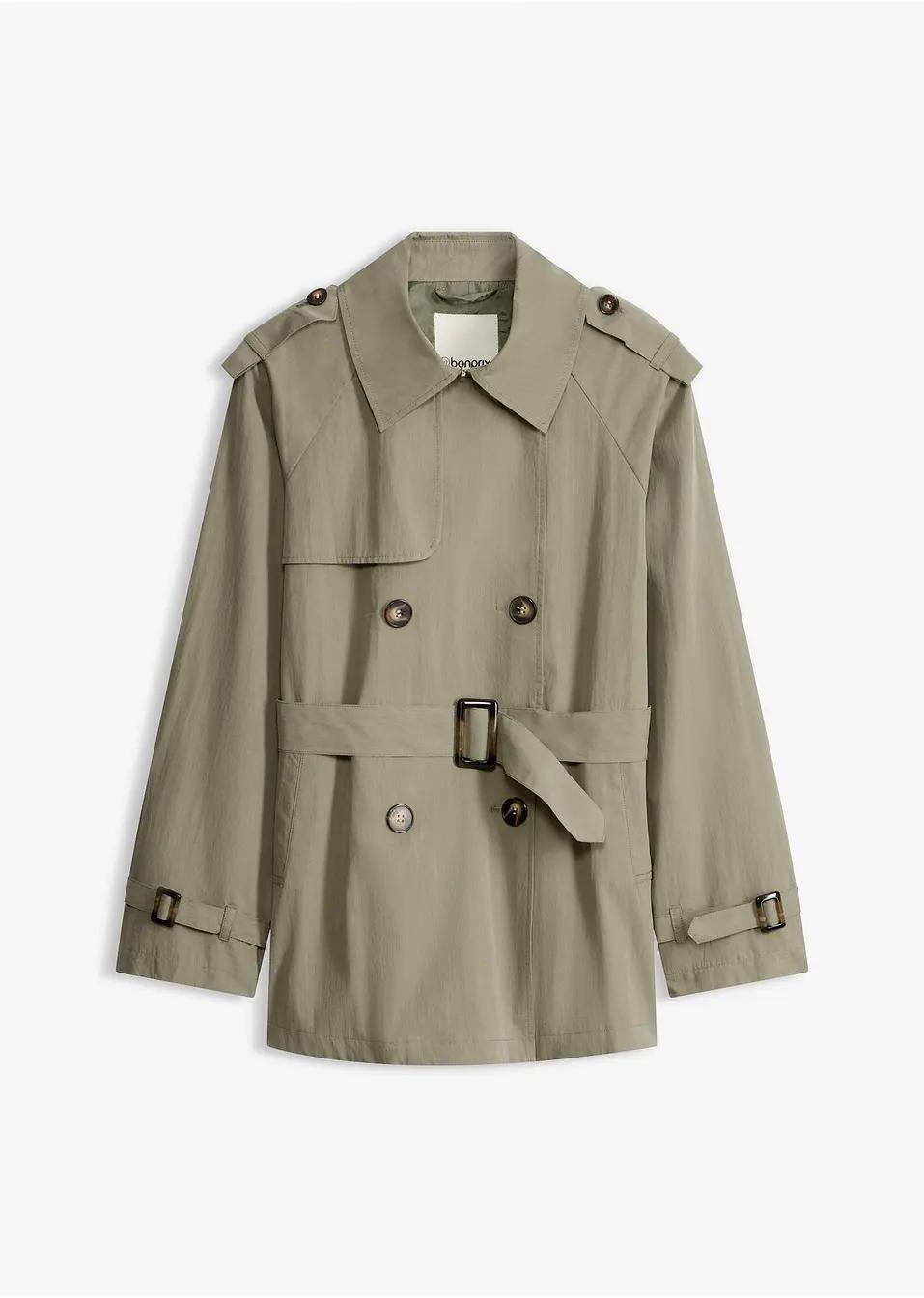 KRÓTKI TRENCZ DAMSKI