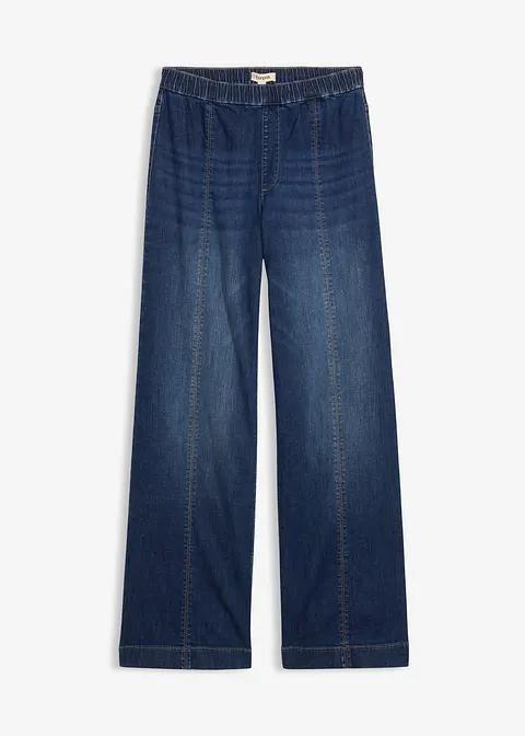 SPODNIE JEANSOWE DAMSKIE