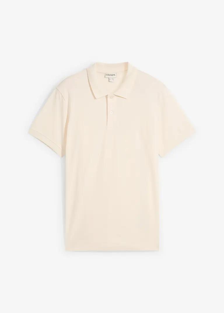 BEŻOWA KOSZULKA POLO