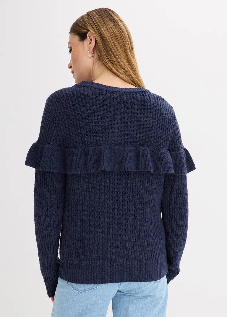 SWETER DAMSKI BEZ KOŁNIERZYKA ROZPINANY