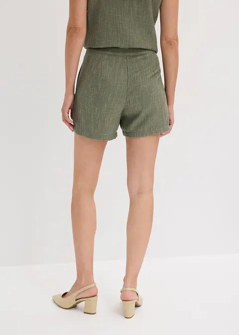 ZIELONE BERMUDY DAMSKIE
