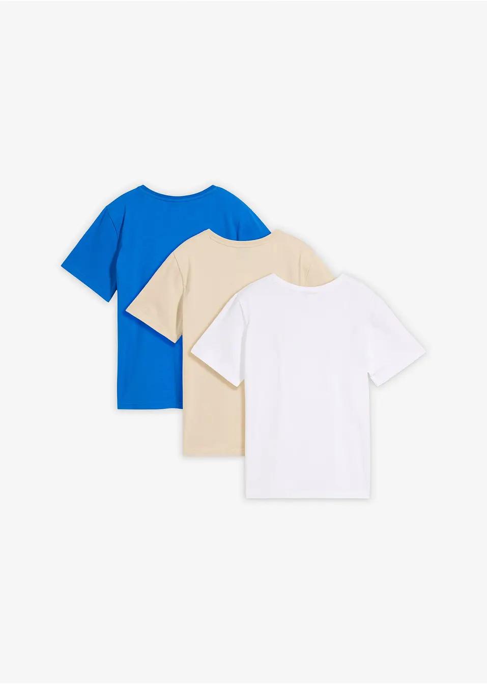 CHŁOPIĘCY T-SHIRT Z NADRUKIEM 3 szt