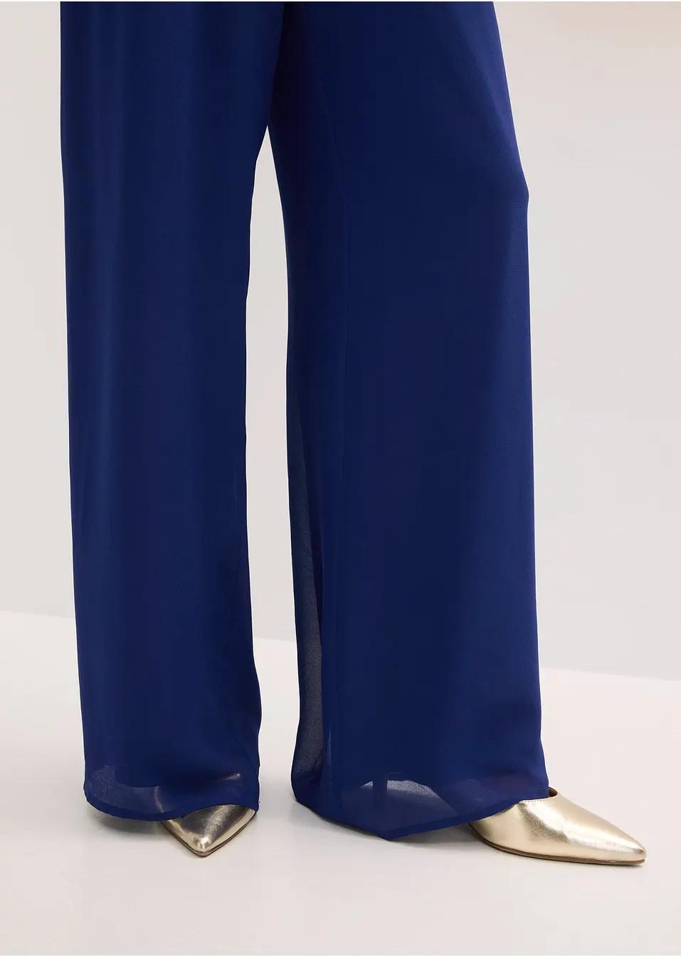 SPODNIE DAMSKIE CASUAL PALAZZO 