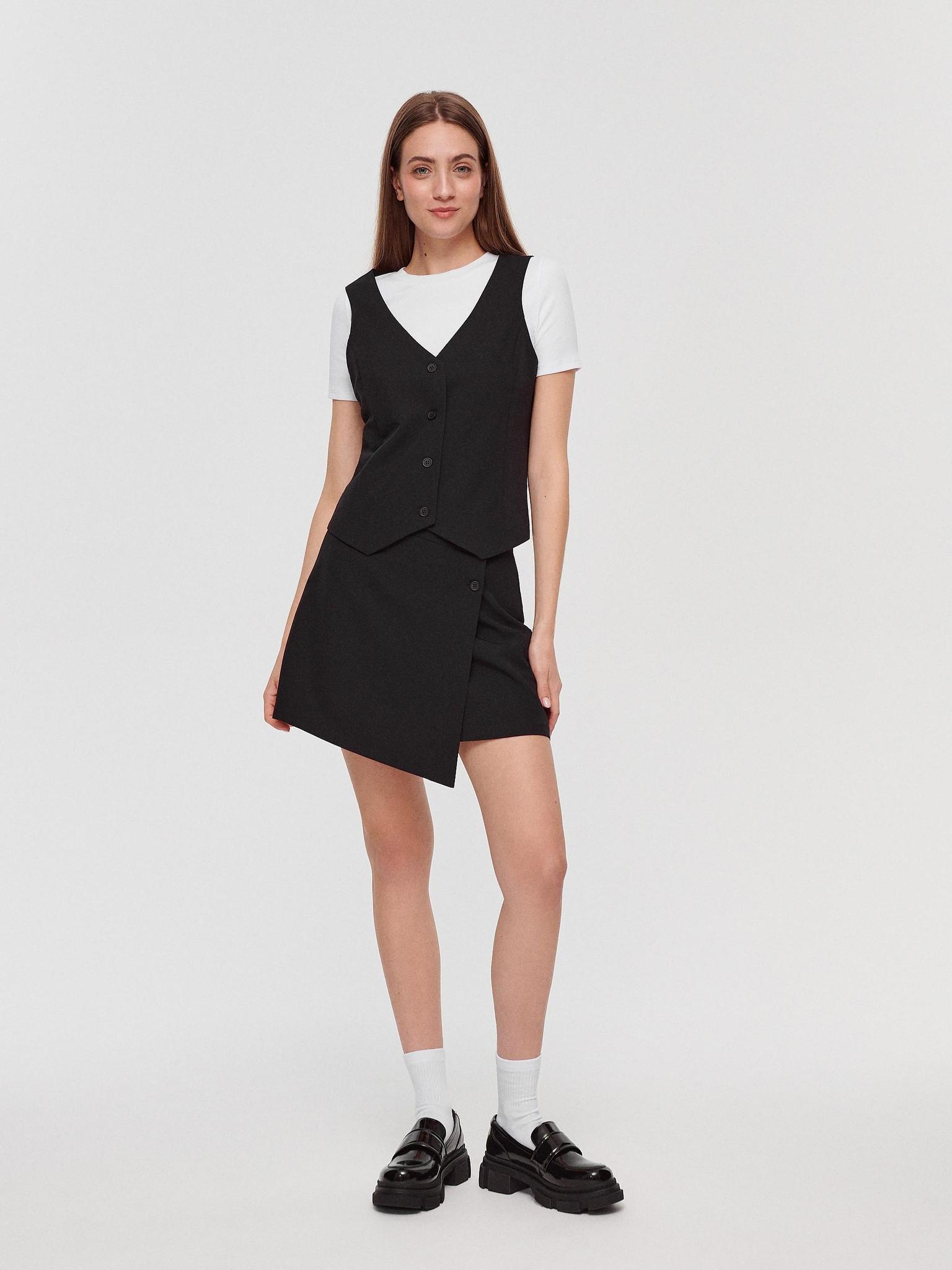 CZARNA MINI SPÓDNICA 