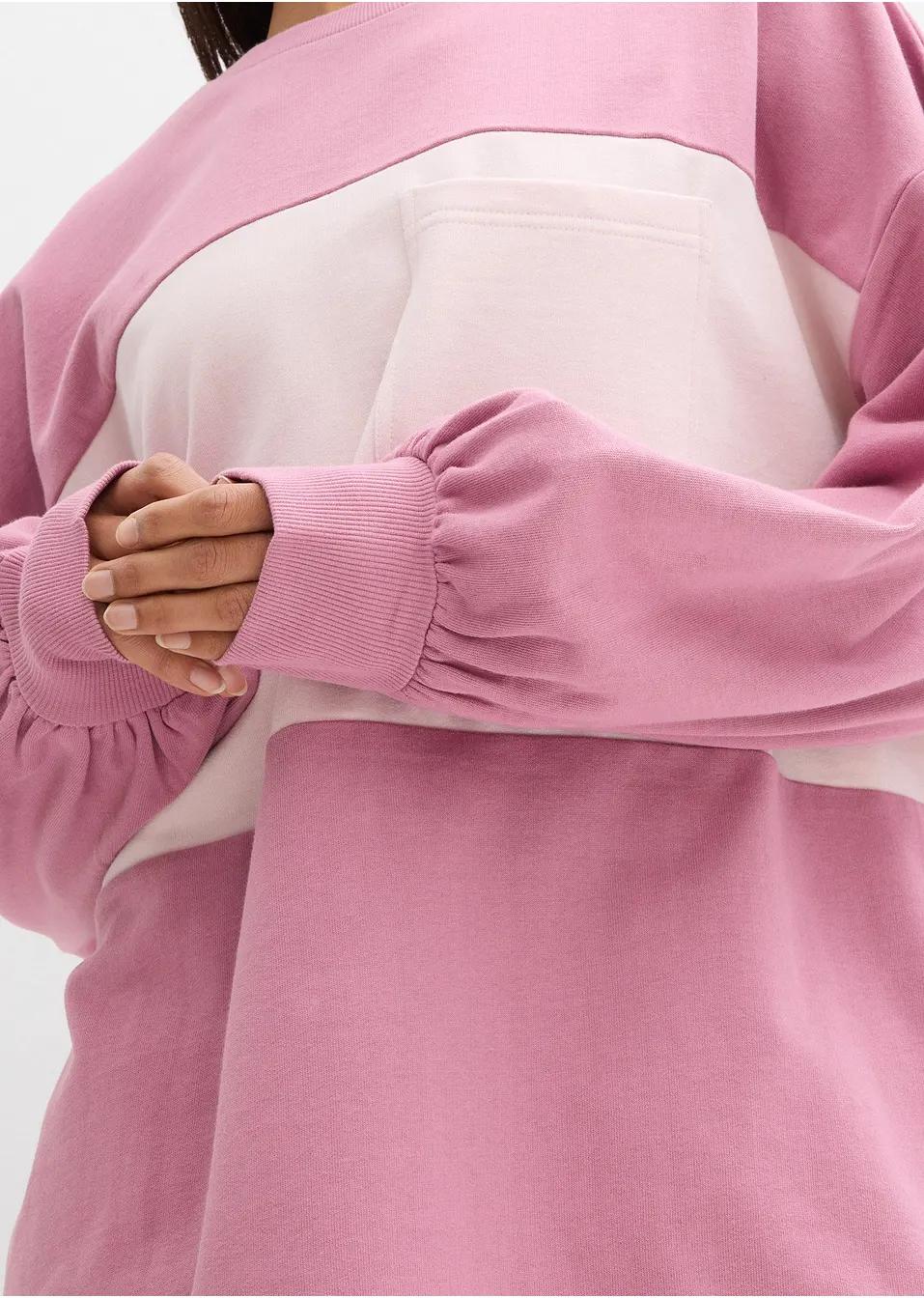 BLUZA DAMSKA REGULAR BAWEŁNIANA WKŁADANA PRZEZ GŁOWĘ