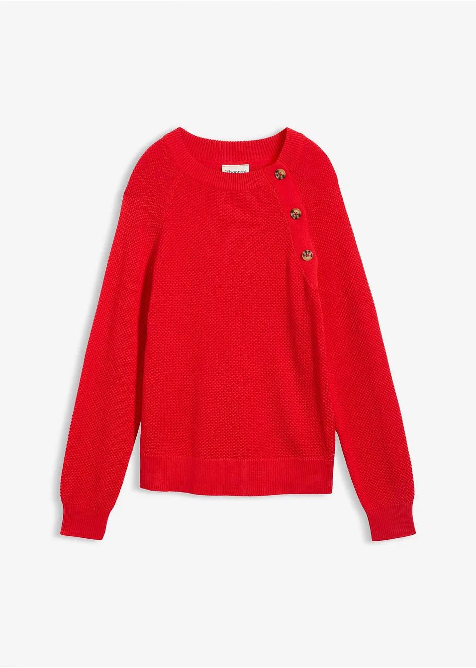SWETER Z GUZIKAMI